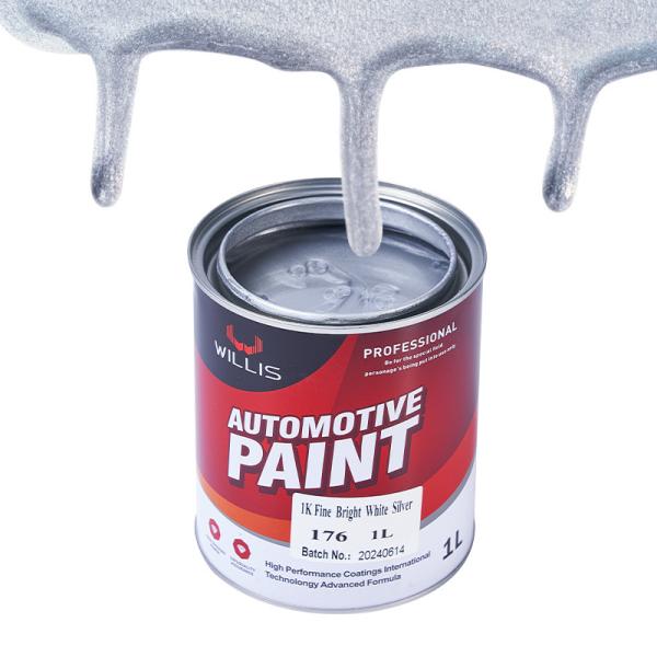 Chrome Effect Pigment Silver Metallic Automotive Paint Colors Weather Resistant