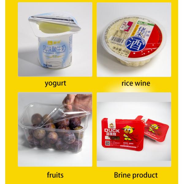 Материал Peelable Pe Film Seal Aluminum Foil PP PS Plastic Easy To Remove Custom Printing Простая для снятия
