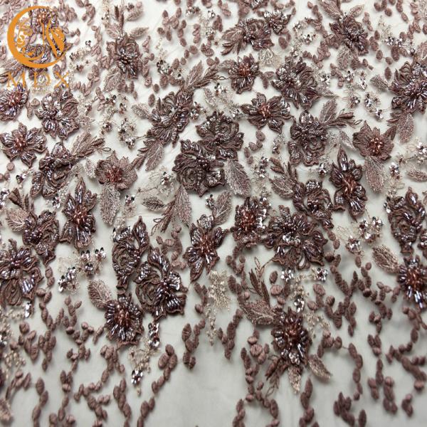 Ткань шнурка MDX 3D элегантная/вышитая ткань шнурка подгоняли