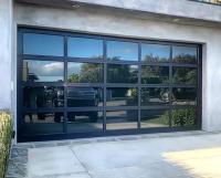 Porte sectionnelle en aluminium en verre miroir trempé avec isolation acoustique transparente