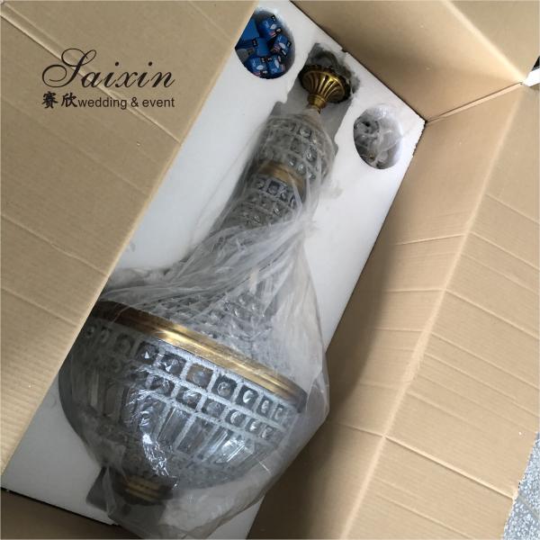 Sombra Cristal Lâmpada de Lâmpada Decoração Eventos de Casamento Estágio 116cm