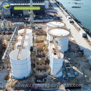 Epoxy Bonded Steel Bolted Tanks as Citrus Processing Wastewater Tank: Prevents degradation from the low-pH organic acids in citrus waste.