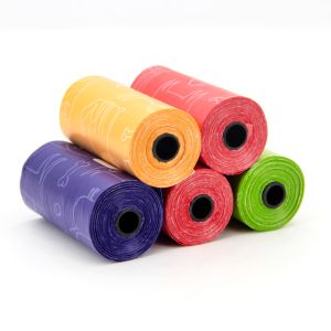 Unscented Biodegradable Pet Trash Bags On A Roll Tear Resistant