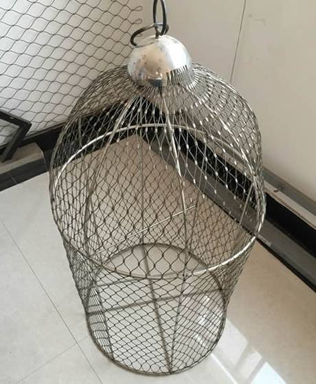 7x19 Stainless Steel Wire Rope Mesh For Green Plant Climbing Trellis wire Mesh Stainless Steel Rope Mesh with Ferrules