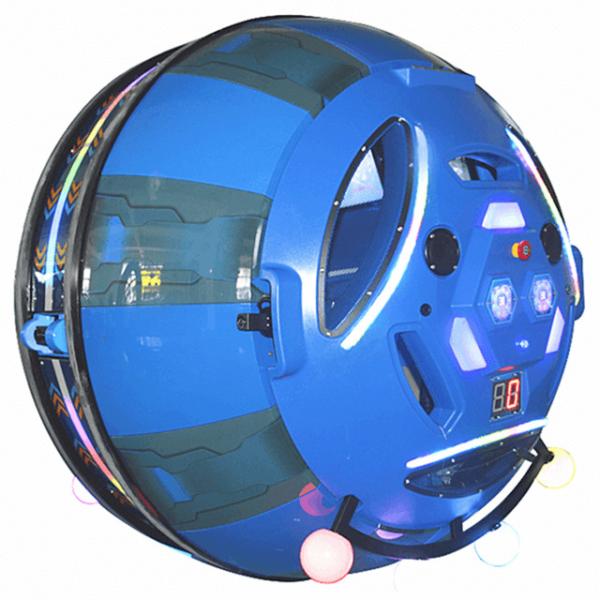 Fiberglass + Metal Amusement Car Ride 360 Degree Happy Car Space Capsule
