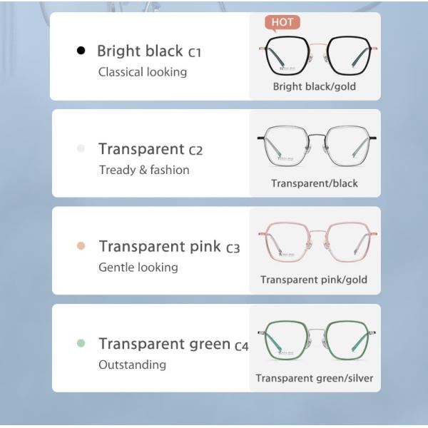 Свет стекел чтения титана ацетата OEM ориентированный на заказчика анти- голубой