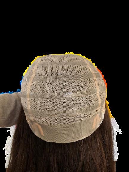 Perruque médicale en silicone, casquette médicale, perruques pour cheveux humains, pour l'alopécie