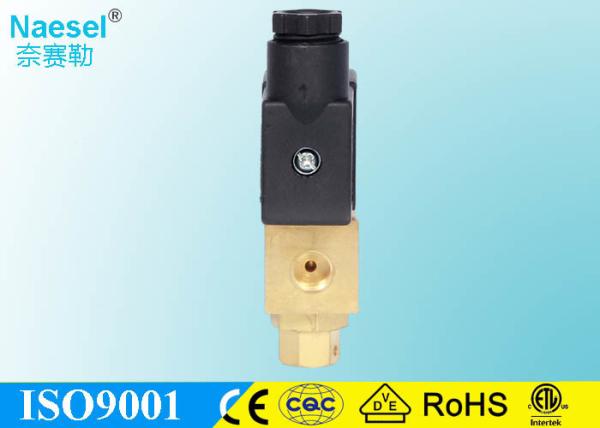 flow adjustable solenoid valve for fuel diesel oil  1 / 8 inch bspp