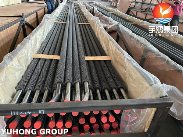 ASME SA213 T91 Alloy Steel Seamless Tube SS409 Serrated Fin Tube for Heat Recovery Steam Generator
