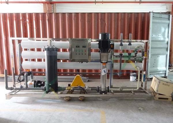 Industrial 8T/H Brackish Water System , Brackish Water Filter USA DOW RO Membrane