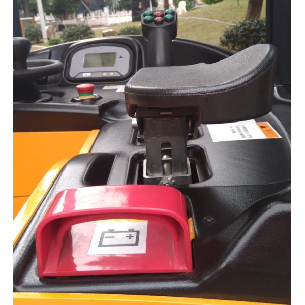 Double Scissors Narrow Aisle Reach Forklift , 1 Ton Electric Forklift 24V 560AH