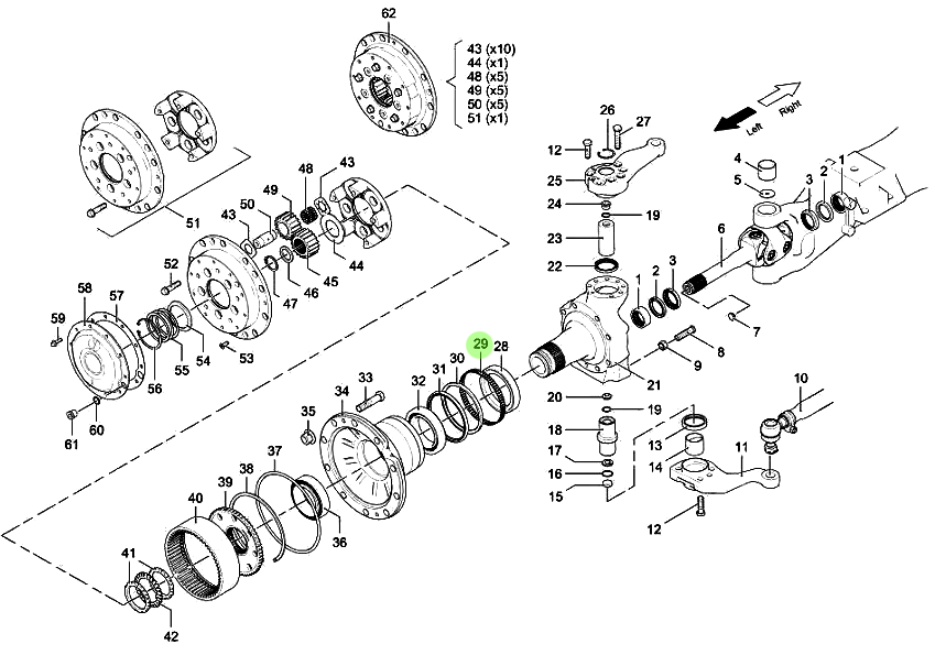 81.52403.0025 Shacman Engine ABS ring For heavy-duty truck parts
