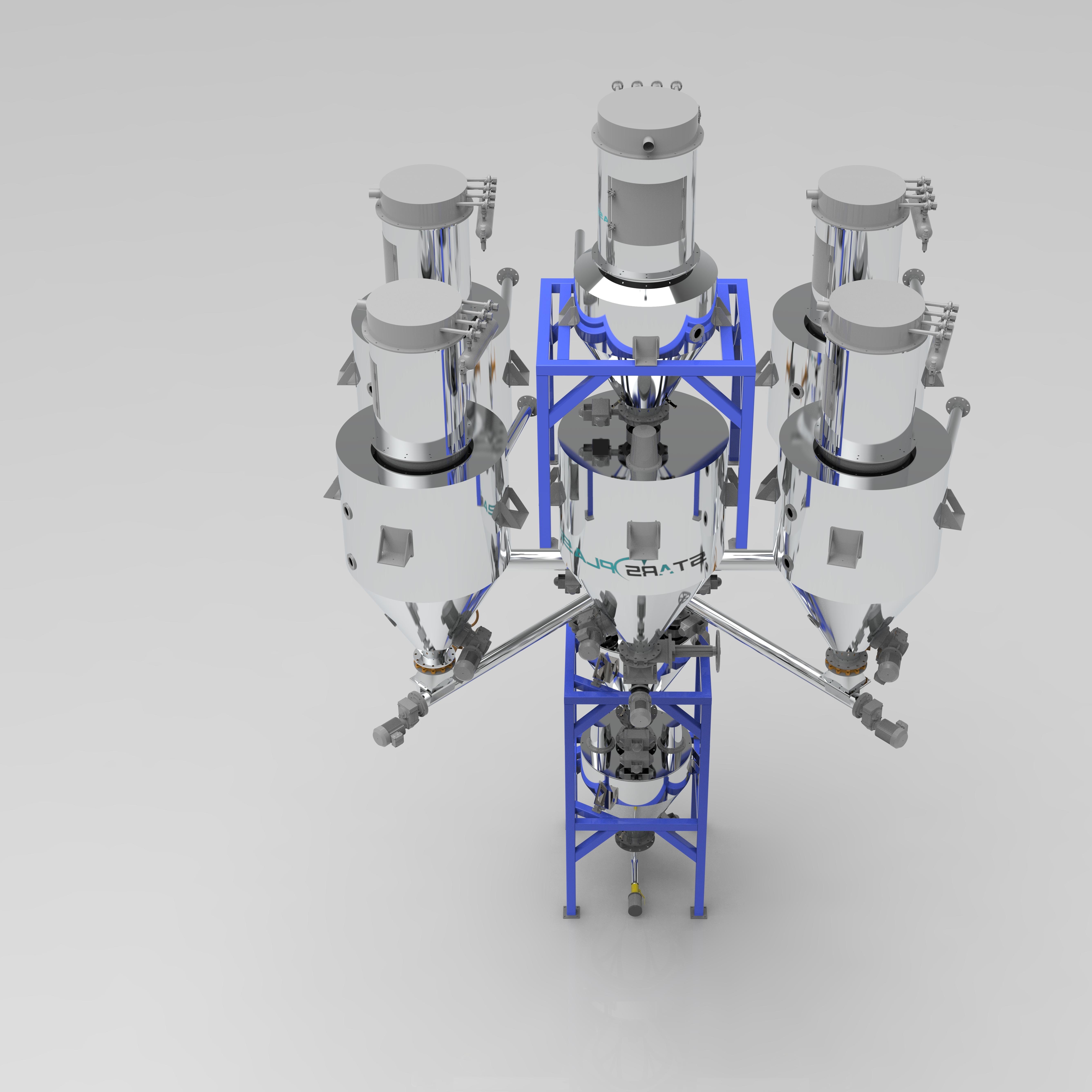 High Accuracy Automatic Powder Dosing Machine 5000–6000kg/h Automatic Powder Weighing Machine