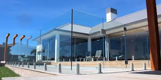 Decorative Garden Fencing Aluminum U Channel Glass Railing