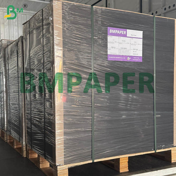 80gsm 90gsm Food Grade Black Virgin Kraft Paper Cut Sheets Food Wrapping Kraft Stock Sheets