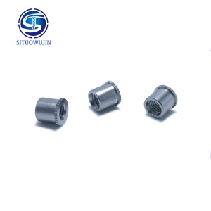 SS304 316L Serrated Through Hole Nut Insert Medical Hardware Connection