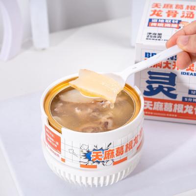 Slow-Simmered Dragon Bone Soup with Gastrodia & Kudzu Root  Nutrient-Dense Broth for Bone Health Nerve Support & Mental Clarity