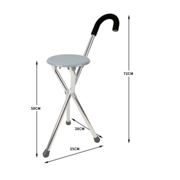 Wholesale Folding Walking Sticks With Seat For Elderly Cane With Chair