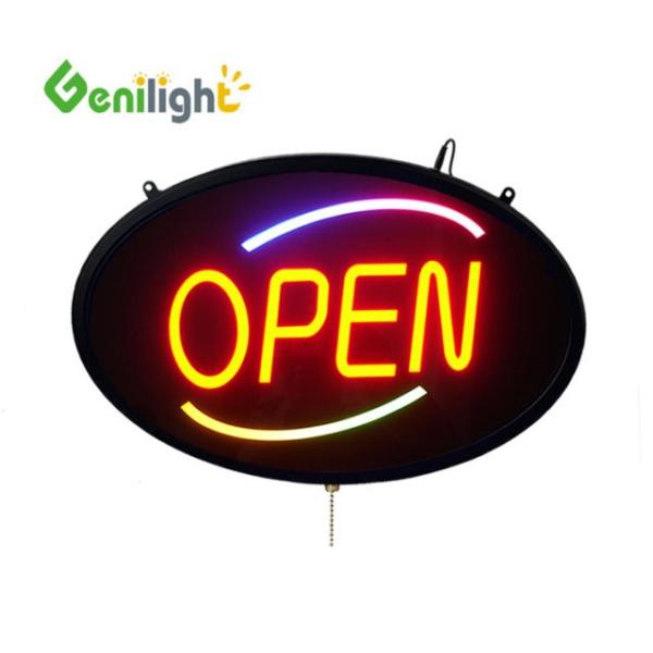 LED Neon Open Sign for Fashion Display in Pub Bar Cafe Restaurant Power Consumption -