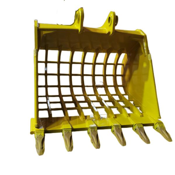 Heavy Duty Excavator Rock Sieve Bucket Skeleton Grid Screening Construction Attachment