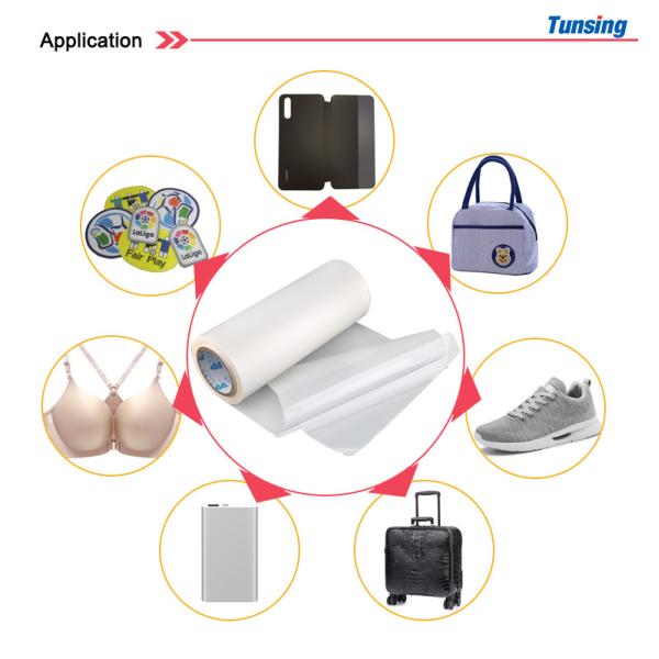 Высокое прилипание для ткани к ткани/ткани к ткани/вышивке/заплатам скрепляя склеивающую пленку мельт 0.08мм ПО горячую