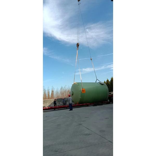 Wastewater Treatment Frp Chemical Storage Tank High Strength Filament Winding