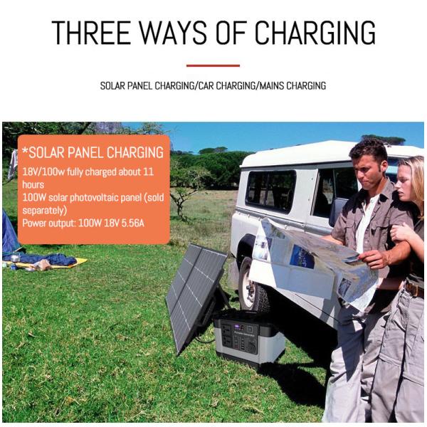 Главная / На открытом воздухе располагаясь лагерем электростанция портативной электростанции 1000В солнечная перезаряжаемые