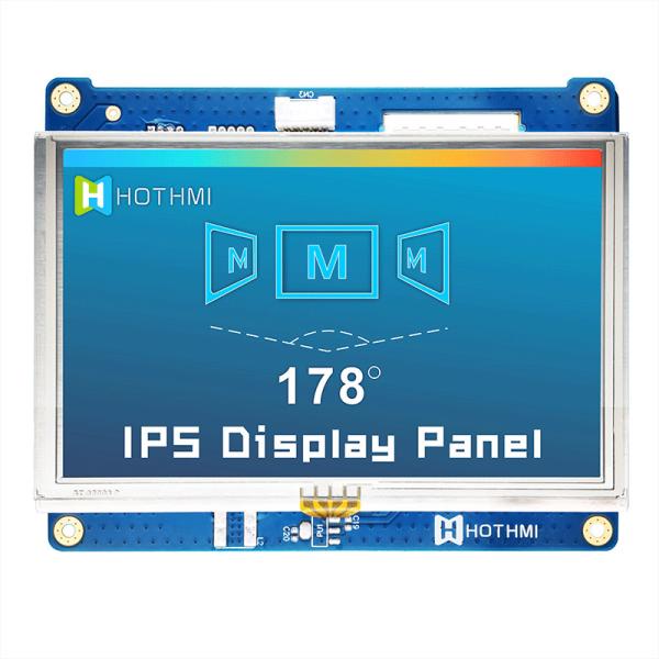 5,0 температура сопротивляющегося TFT LCD дисплея дюйма 800x480 IPS широкая