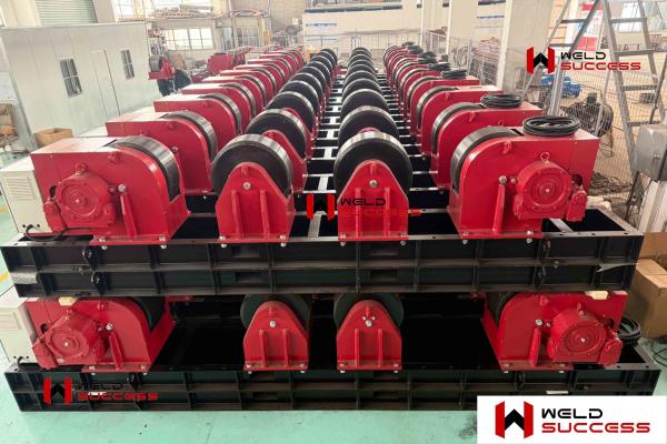 CR-50 Conventional Welding Rotator For Pipe Butt Lead Screw With PU Wheels