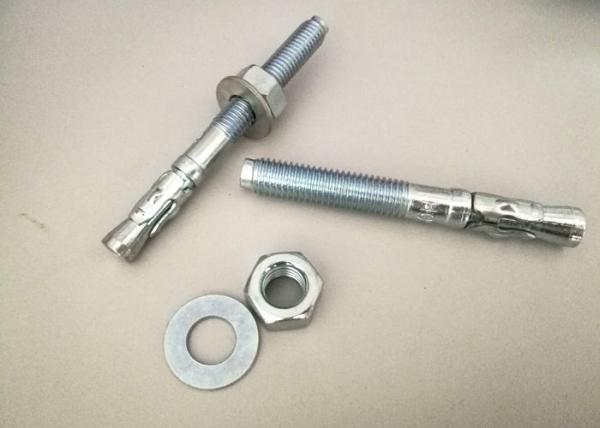 M6-M24 Expansion Anchor Bolt / Anchor Wedge Bolts With Blue & White Zinc Plated