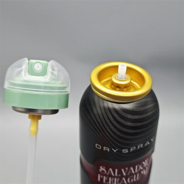 Sustainable Deodorant Body Spray Valve for Natural Cosmetics Brands with Recycled Materials and Bio-Based Seals