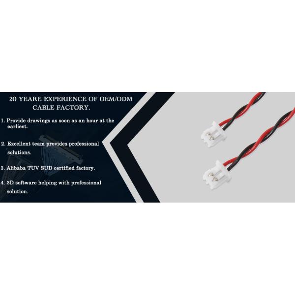 Подгонянное питание консоли Cabl Molex 39-01-2040 JST B2P-VH Мини-пригонки