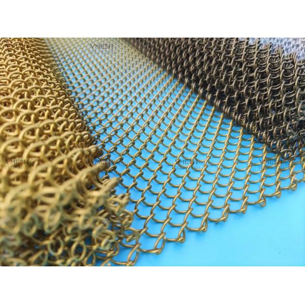 Cortina de ducha de aluminio metálico arquitectónico decorativo para Hotle