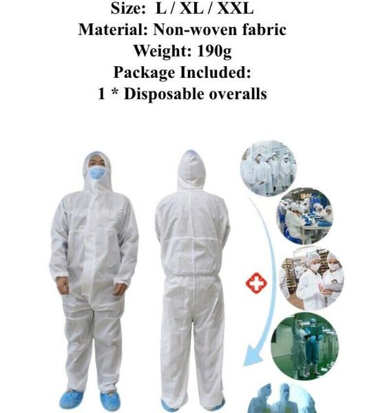 Splash Proof  Isolation Safety Clothing Reusable  Safe And Hygienic