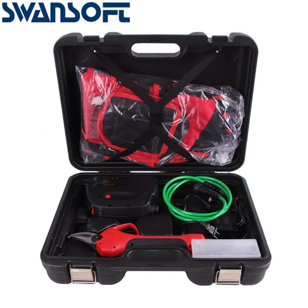 Swansoft 35mm 43.2V Swansoft 36V Rechargeable Electric Fruit Gardening Pruning Shears Electric Bypass Pruner