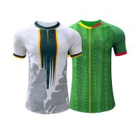 Mali et Côte d'Ivoire Fan Edition Maillots Perméables Rapide Sec Blanc Vert Bleu Couleur