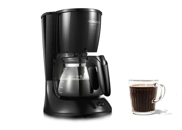 CM-307 Black Filter Coffee Makers with Drip Stop and Keep Warm Function