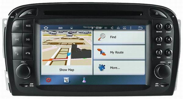 Ouchuangbo android 7.1 for Mercedes Benz SL R230 (2001-2004.6) Touch Screen Auto audio Player MP4 MP5 USB SD MP3