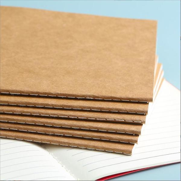 100 Pages/ 50 Sheets Soft Kraft Cover Notebook Perfect for Students and Professionals