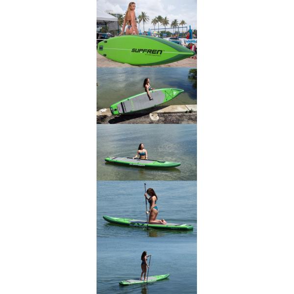 All Round Green 160KG 365*81*15cm Surf Womens Inflatable SUP