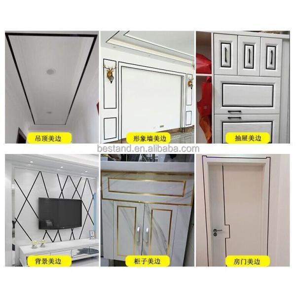 Waterproof Self Adhesive PVC Decorative Strip For Wallpaper And Wall Decoration