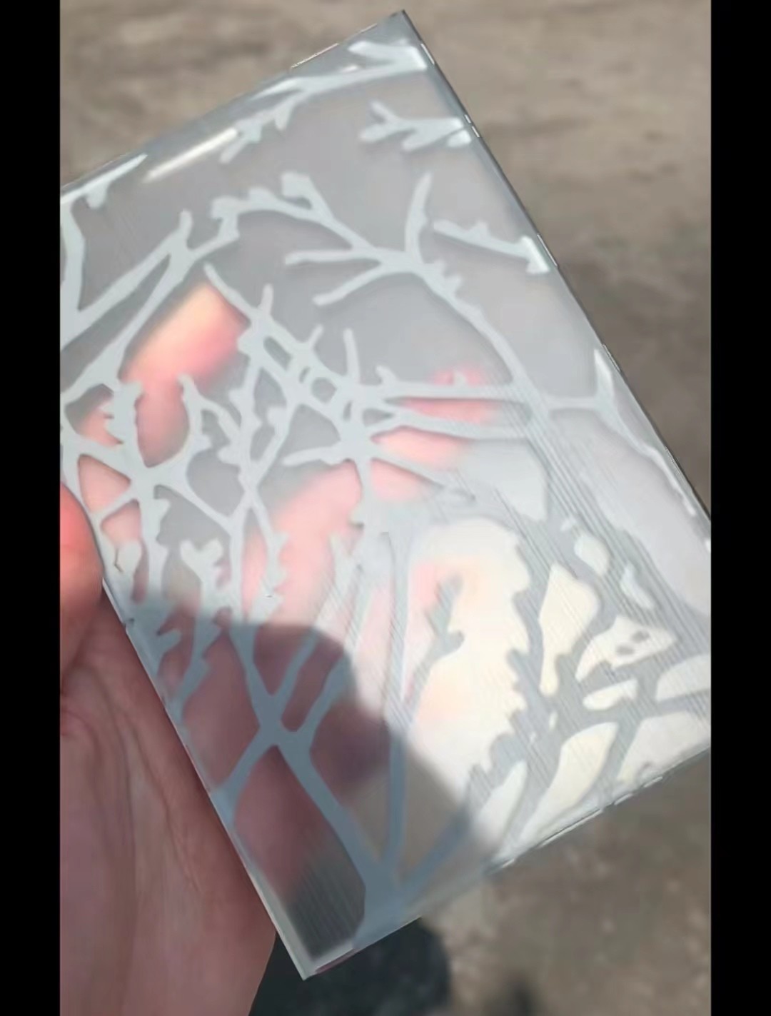 Кислотно-этированное морозовое искусственное закаленное стекло SGCC OEM Ultra Clear