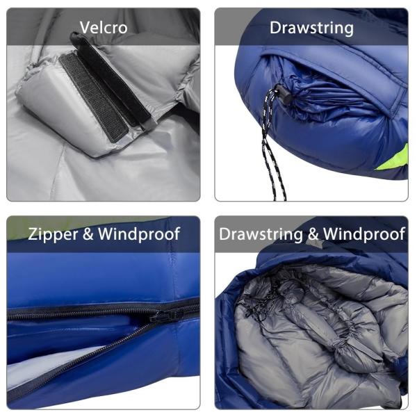 Waterproof 320T Nylon Polyester Sleeping Bag For Stroller