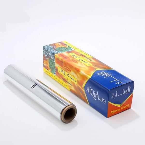 Kitchen 75 Sq Ft Food Packing Catering Aluminium Foil Rolls with Customized Thickness