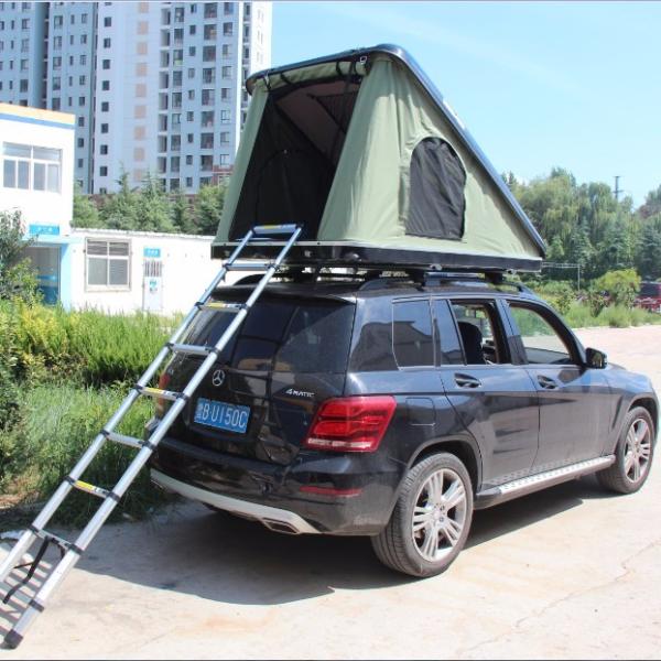 Beige HARD TOP Tent ON THE ROOF OF THE CAR TENT with Quick Automatic Opening 2019