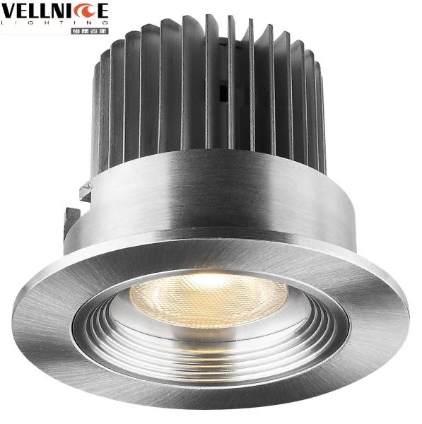 Small Size 7W Recessed LED Spot Downlights Brushed With Stain Steel Material Fixed R3B0265