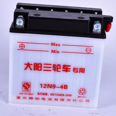 Motocycle Battery with 12V Voltage and 9Ah Capacity Easy to Replace