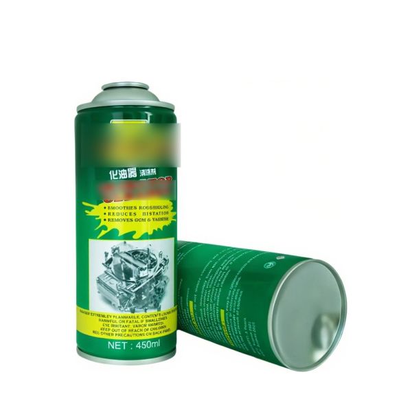 Customizable Metal Aerosol Spray Cans Empty Refillable Tinplate For Car Care