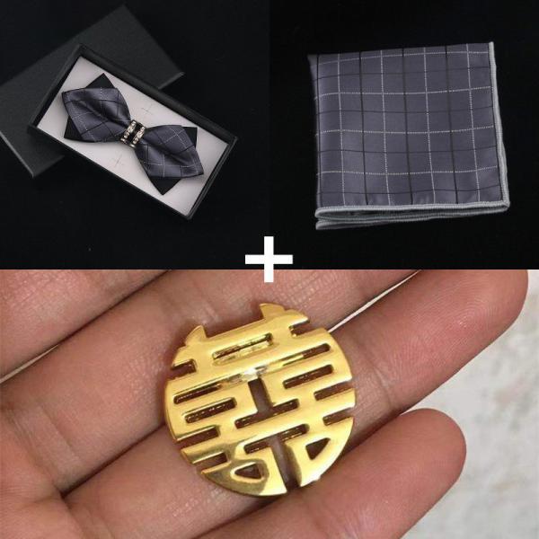 Мужские галстуки, галстуки и платки идеально подходят для свадеб и специальных случаев