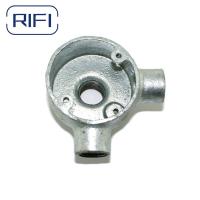 Fittings de tubos de aço galvanizado OEM para construção caixa de junção de ferro maleável